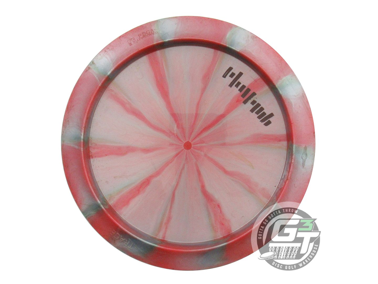 USED Streamline Discs Plasma Trace 176g Red-Gray Distance Driver Golf Disc