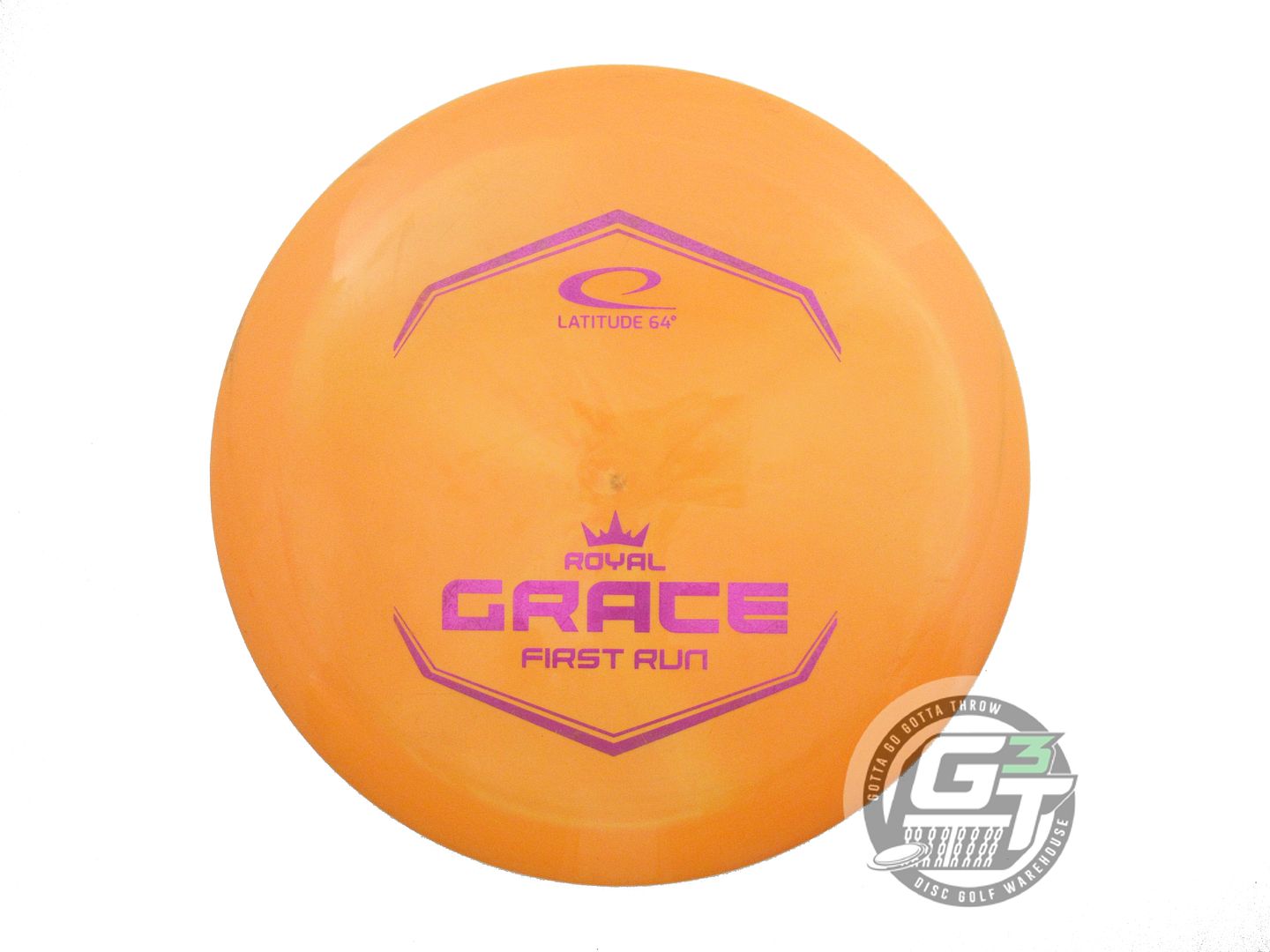 USED Latitude 64 FIRST RUN Royal Grand Grace 173g Orange Magenta Driver Disc