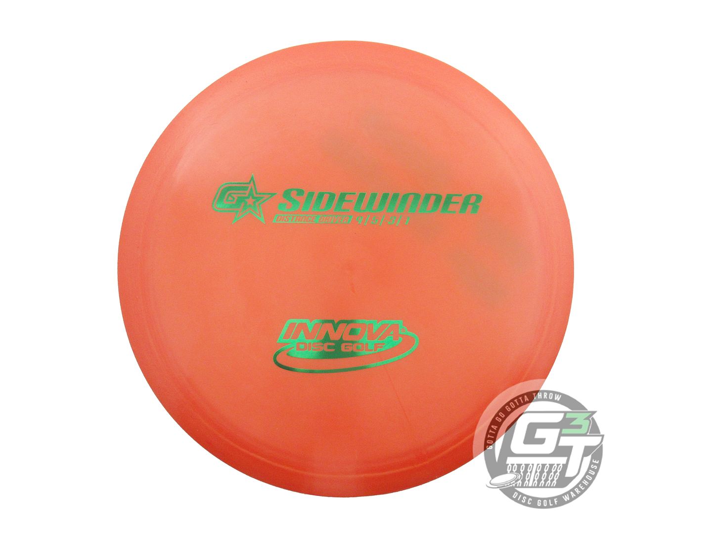 USED Innova GStar Sidewinder 173g Orange Green Foil Distance Driver Golf Disc