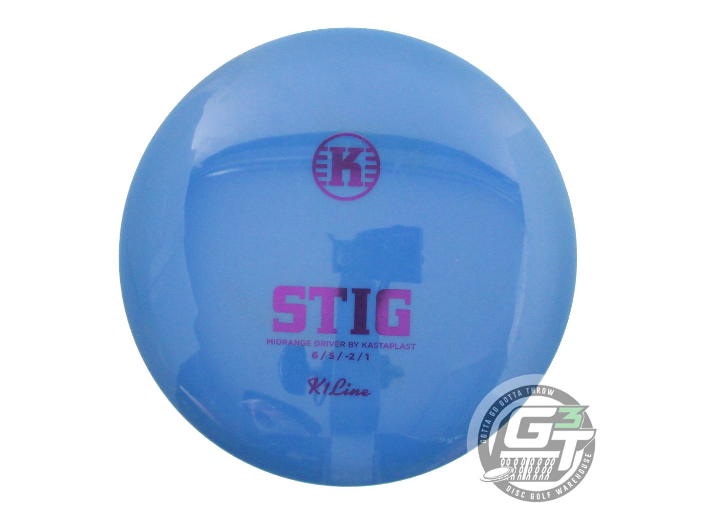 USED Kastaplast K1 Stig 174g Blue Purple Foil Midrange Golf Disc