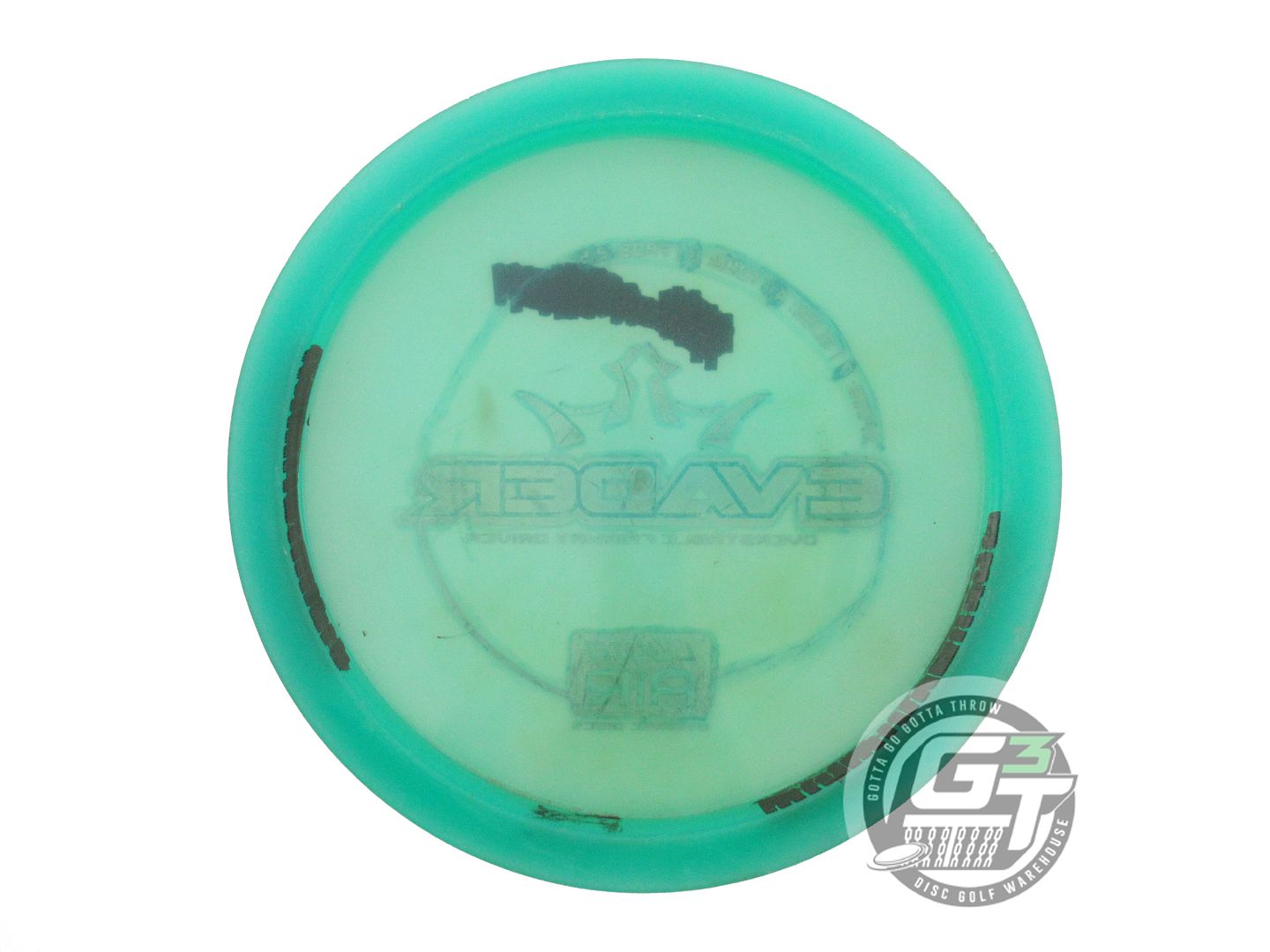 USED Dynamic Discs Lucid AIR Evader 155g Seafoam Black Stamp Fairway Driver Disc