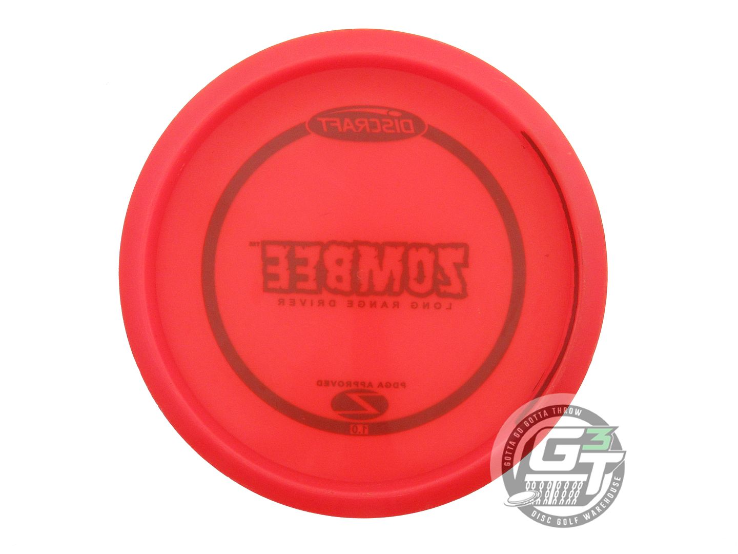 USED Discraft Z Zombee 179g Red Blue Stamp PFN OOP Fairway Driver Golf Disc