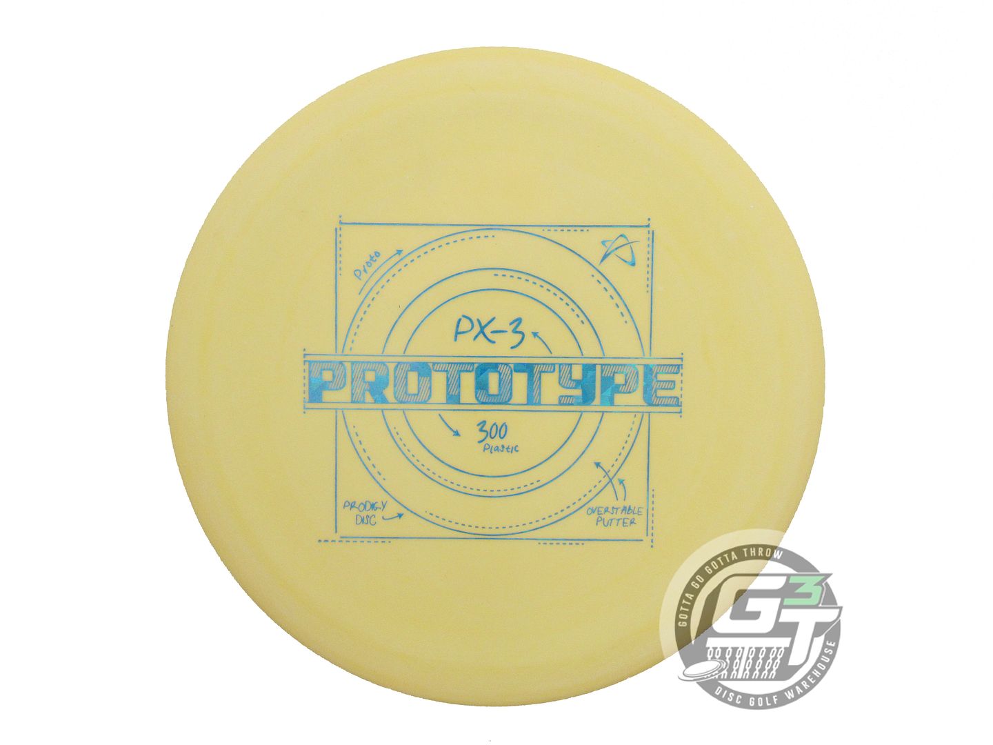 Prodigy Limited Edition Prototype 300 Series PX3 Putter Golf Disc (Individually Listed) - Gotta Go Gotta Throw