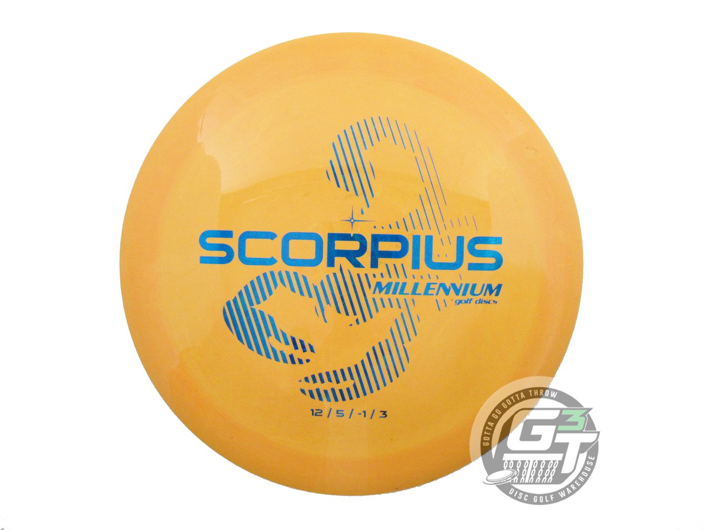 USED Millennium Standard Scorpius 172g Marigold Blue Foil Distance Driver Disc