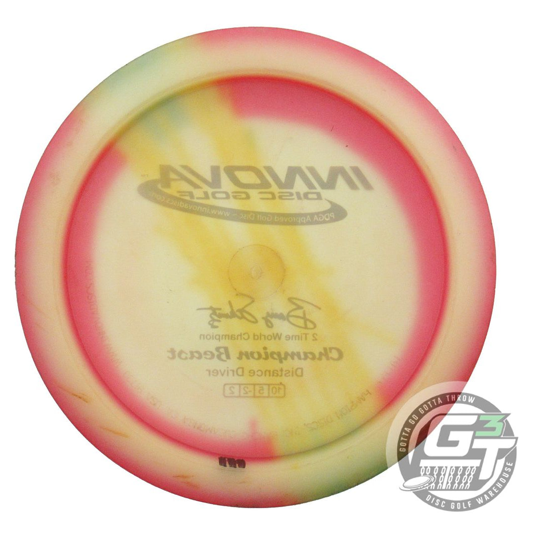 USED Innova I-DYE Champion Beast 175g Pink Burst Distance Driver Golf Disc