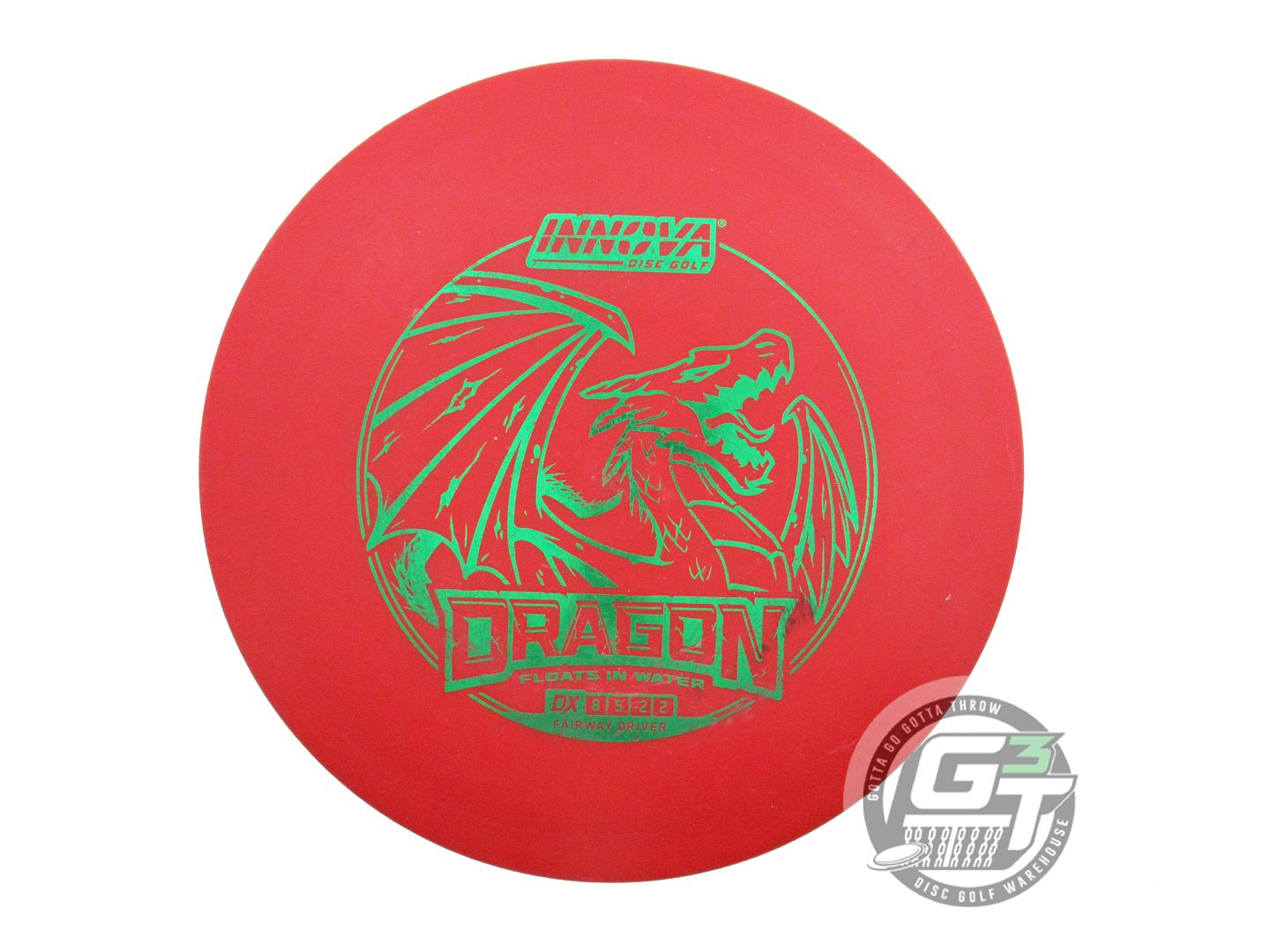 USED Innova DX Dragon 159g Red Green Foil Distance Driver Golf Disc