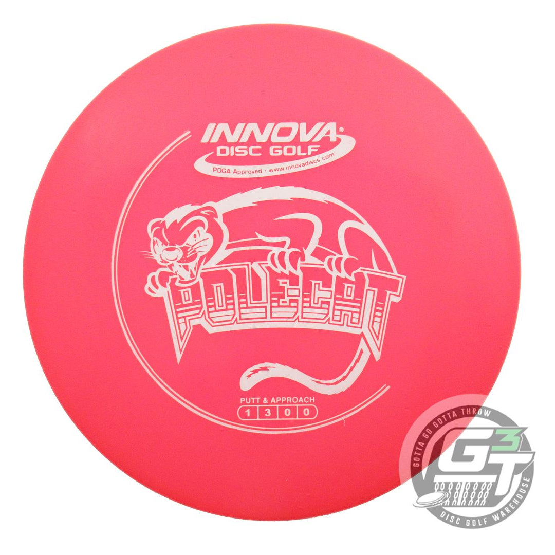 USED Innova DX Polecat 108g Pink White Stamp Putter Golf Disc