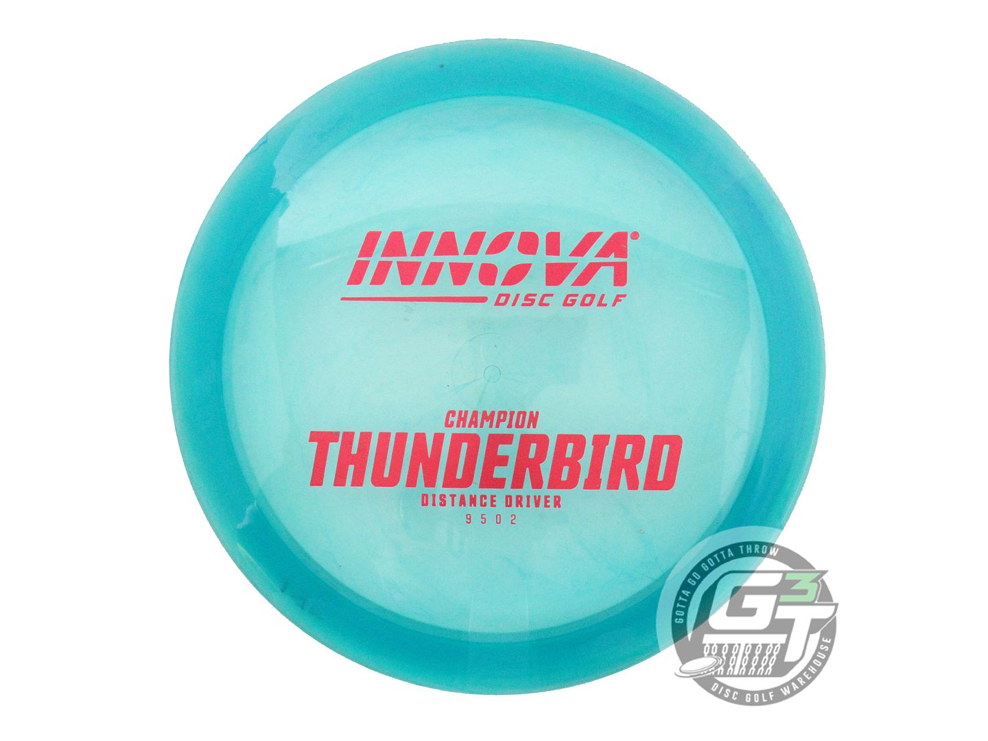 USED Innova Champion Thunderbird 175g Teal Red Foil Distance Driver Golf Disc