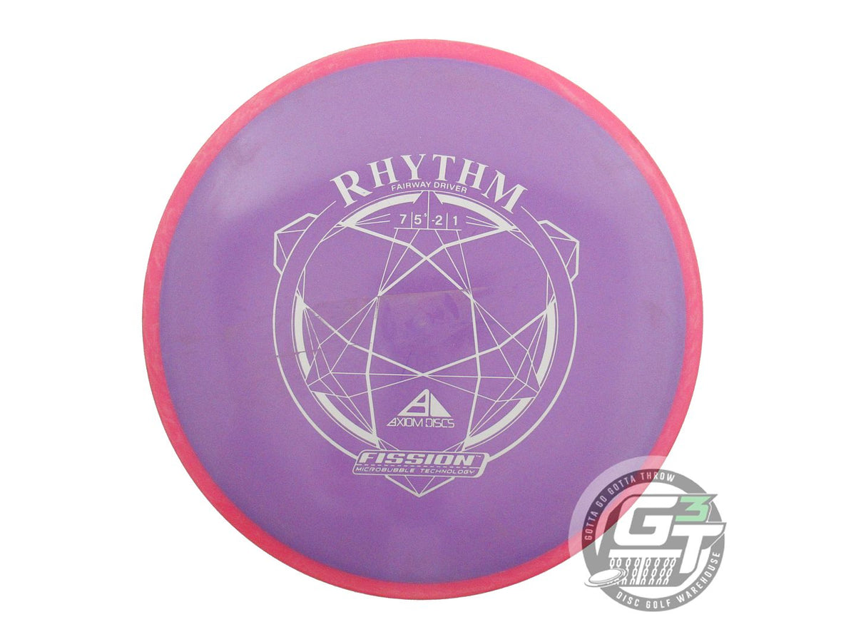 USED Axiom Discs Fission Rhythm 171g Purple Pink Rim Distance Driver Disc