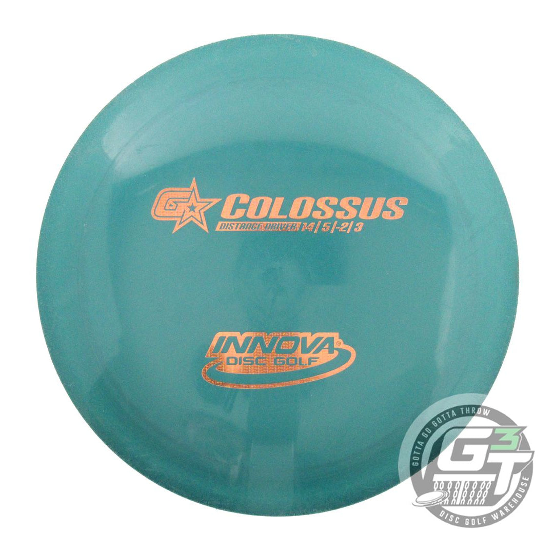 USED Innova GStar Colossus 168g Dark Green Copper Foil Distance Driver Golf Disc