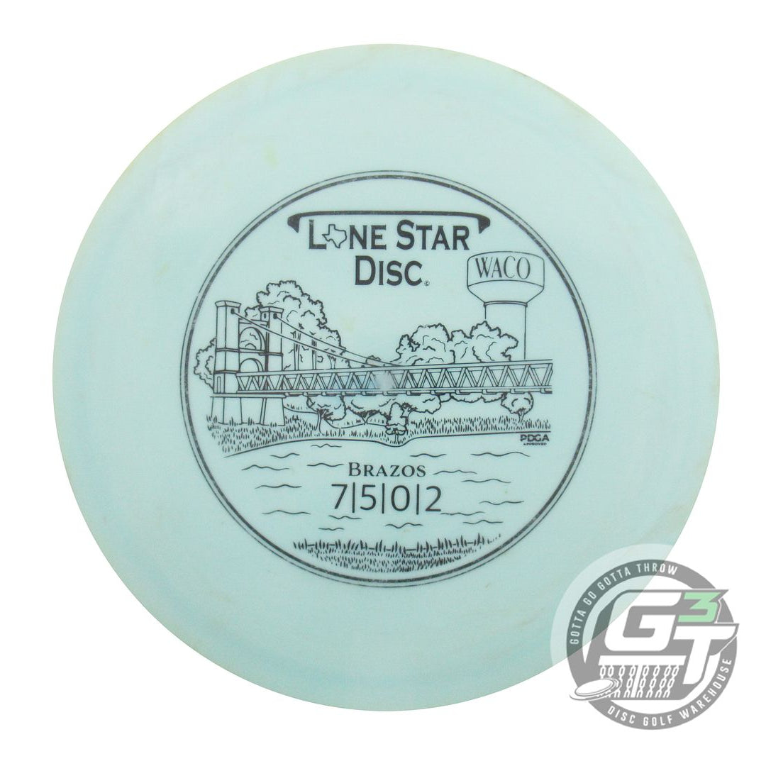 USED Lone Star Bravo Brazos 174g Lt. Teal Black Stamp Fairway Driver Golf Disc