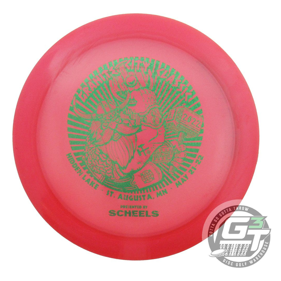 USED Innova Champion Wraith 173g Magenta Green Matrix Distance Driver Golf Disc