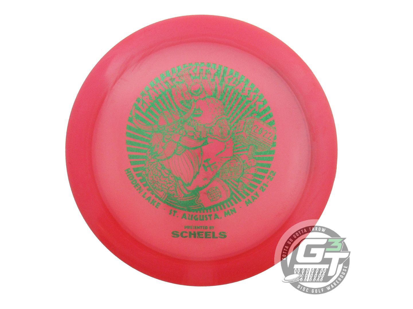 USED Innova Champion Wraith 173g Magenta Green Matrix Distance Driver Golf Disc