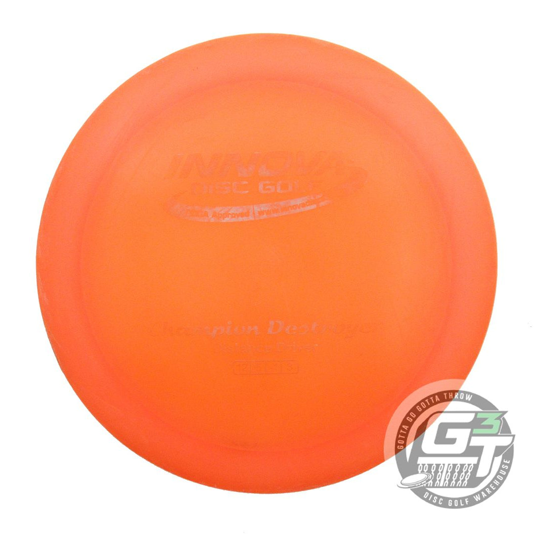 USED Innova Champion Destroyer 175g Orange Silver Foil Distance Driver Golf Disc