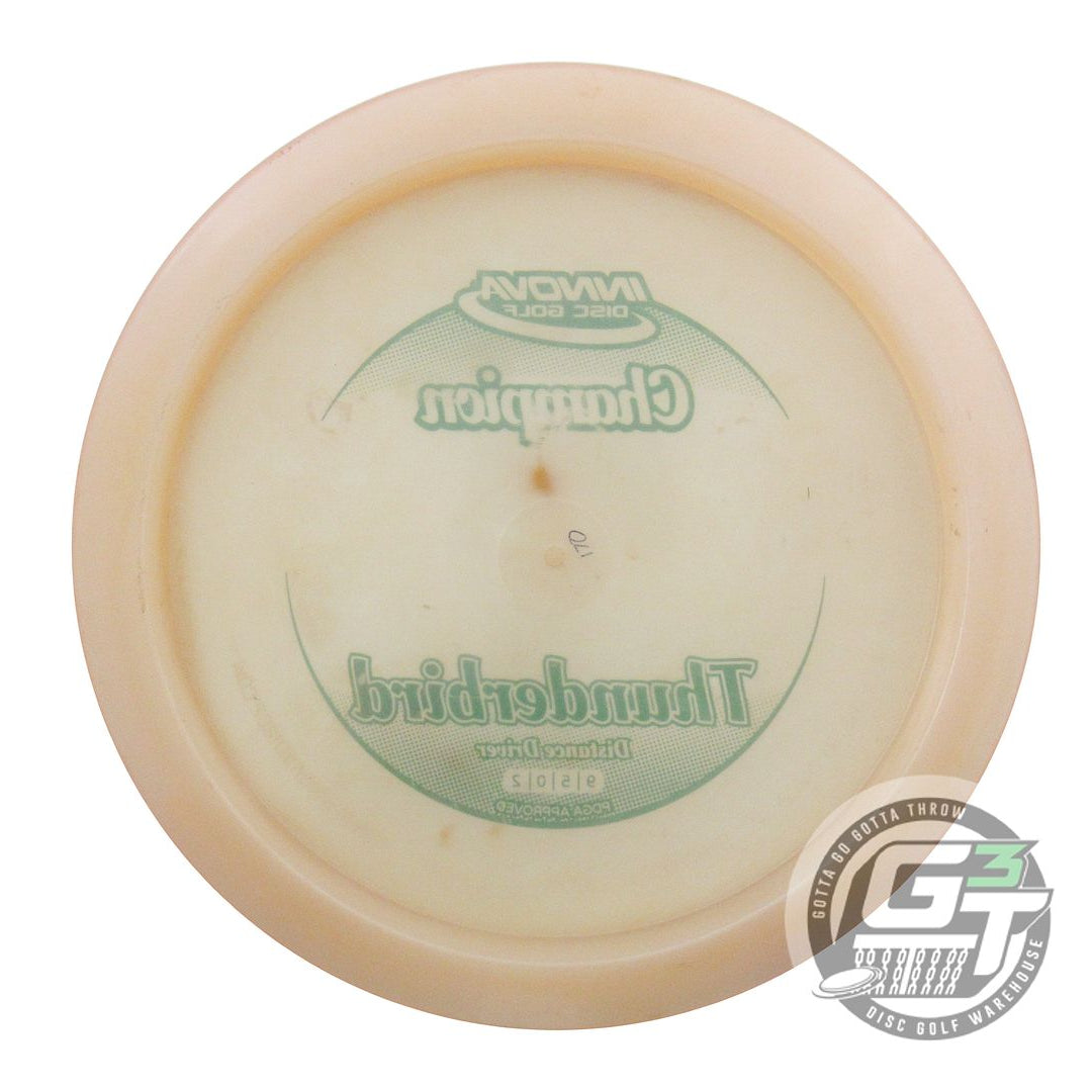 USED Innova Champion Thunderbird 170g Cream Green Stamp Distance Driver Disc