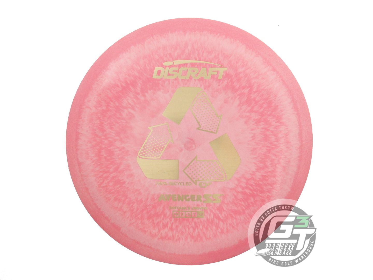 USED Discraft Recycled ESP Avenger SS 159g Pink Distance Driver Golf Disc