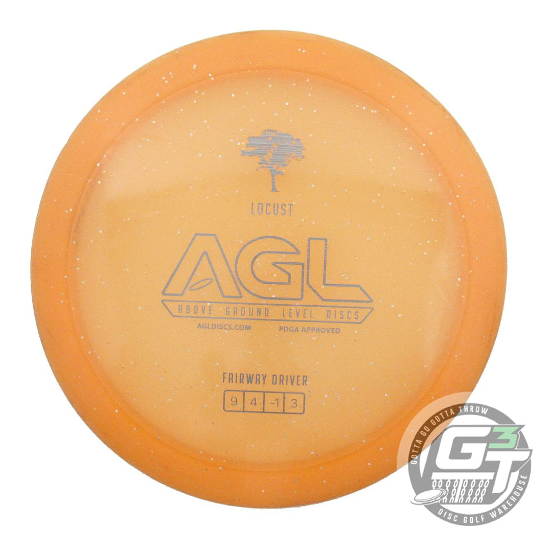 USED Above Ground Level Alpine Locust 174g Orange Gray Laser Fairway Driver Disc