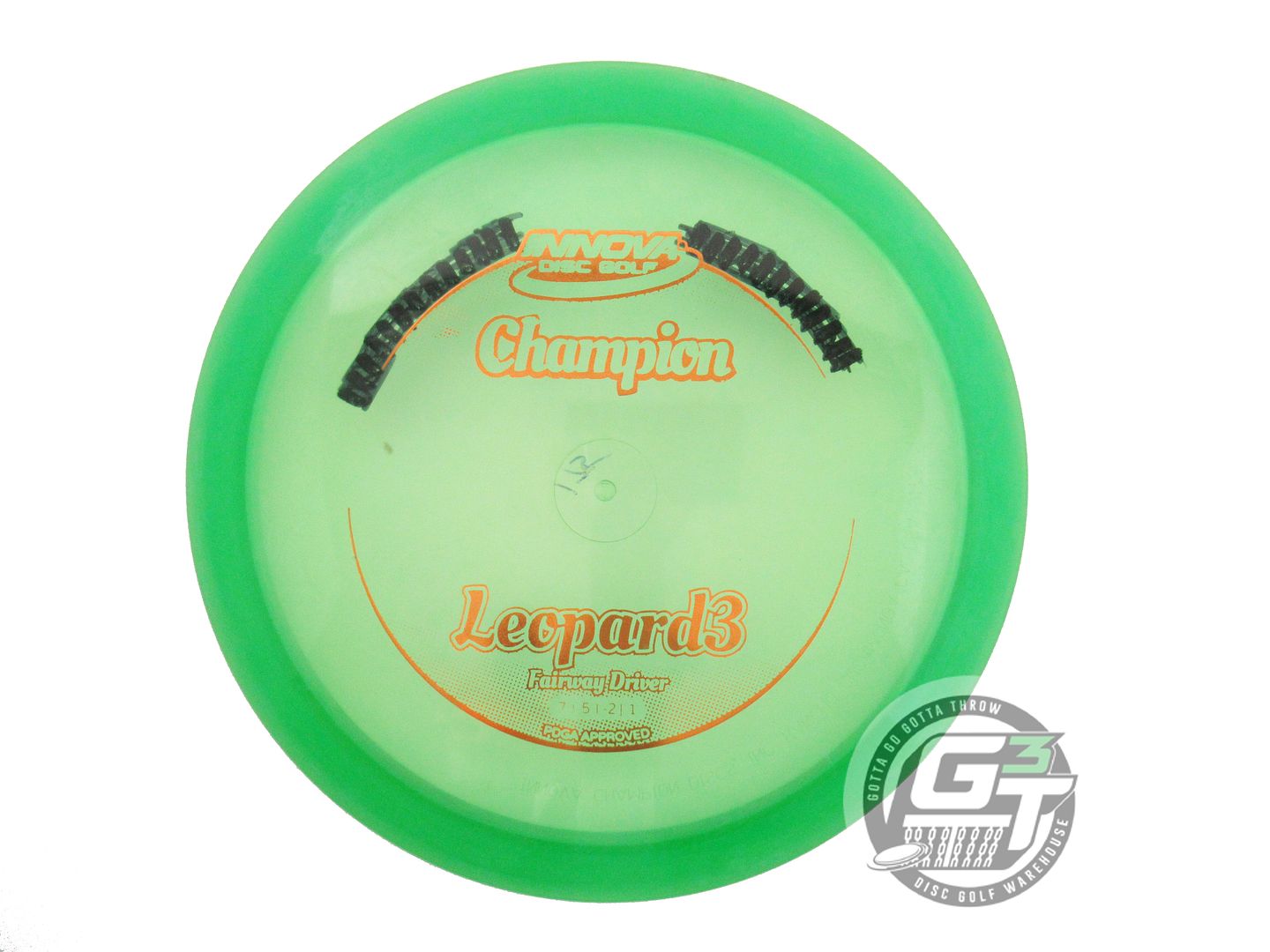 USED Innova Champion Leopard3 175g Green Copper Foil Fairway Driver Golf Disc