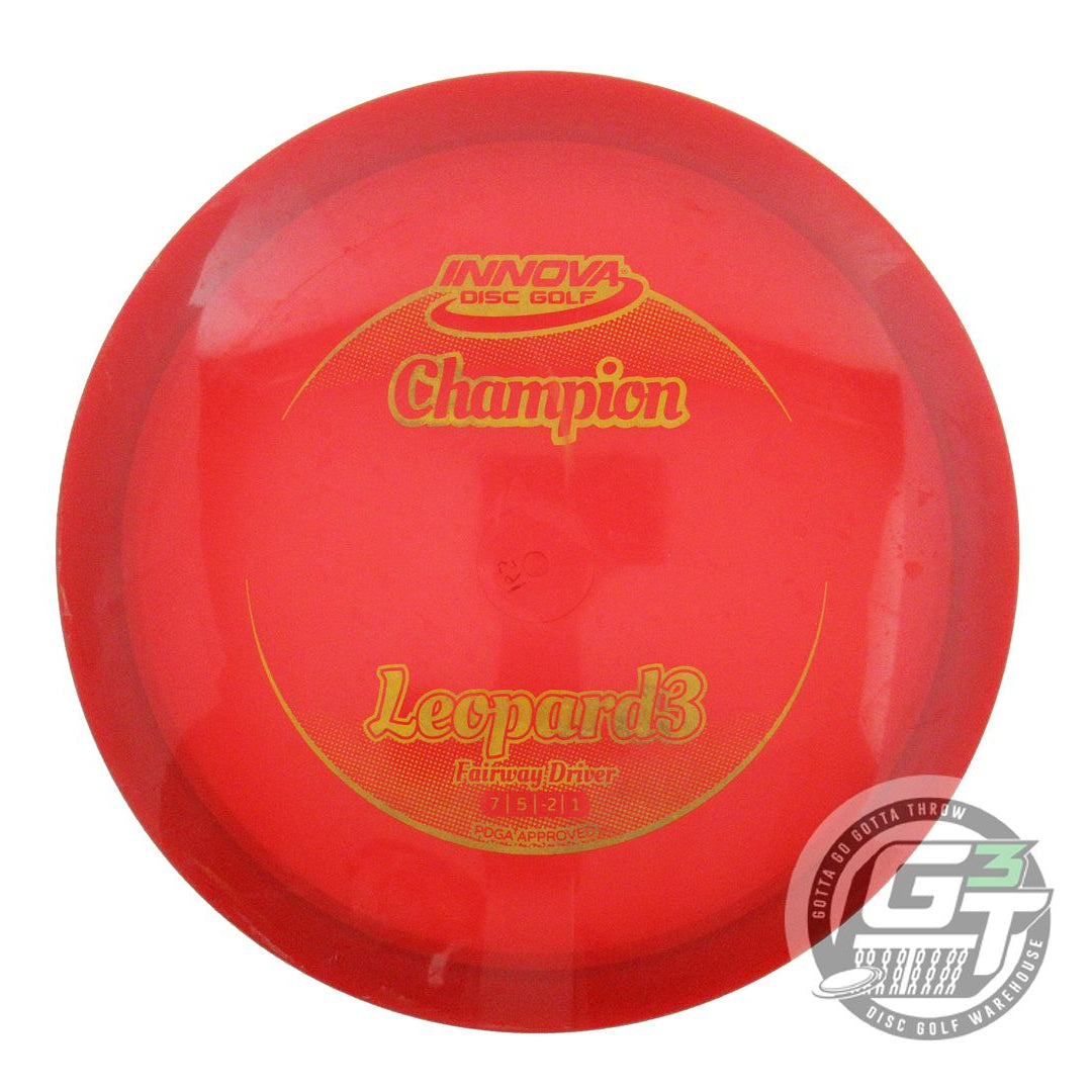 USED Innova Champion Leopard3 165g Red Yellow Stamp Fairway Driver Golf Disc