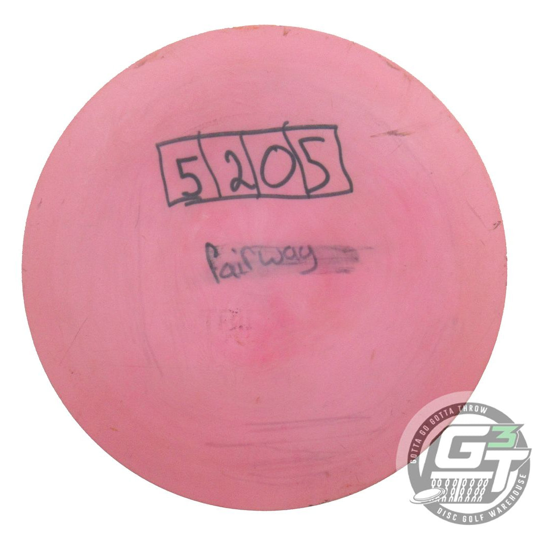 USED Latitude 64 Gold Trident 172g Pink Wiped Stamp OOP Fairway Driver Golf Disc