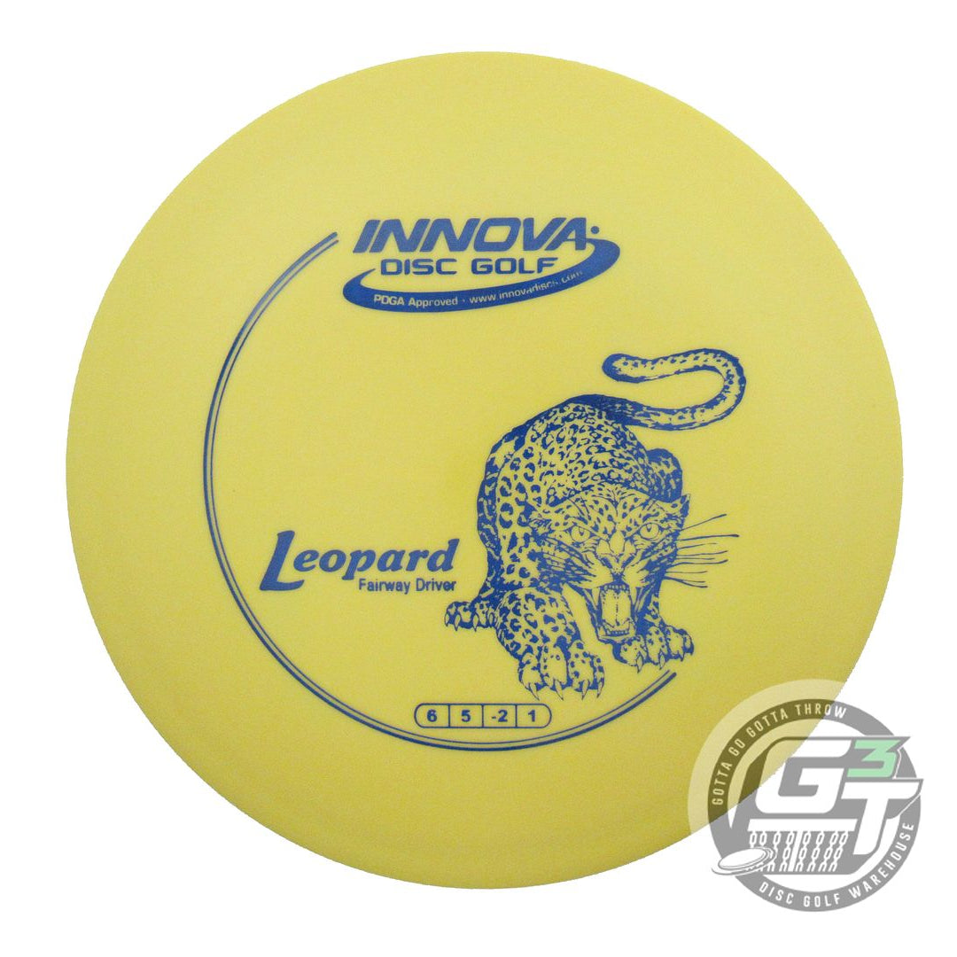 USED Innova DX Leopard 170g Yellow Blue Stamp Fairway Driver Golf Disc