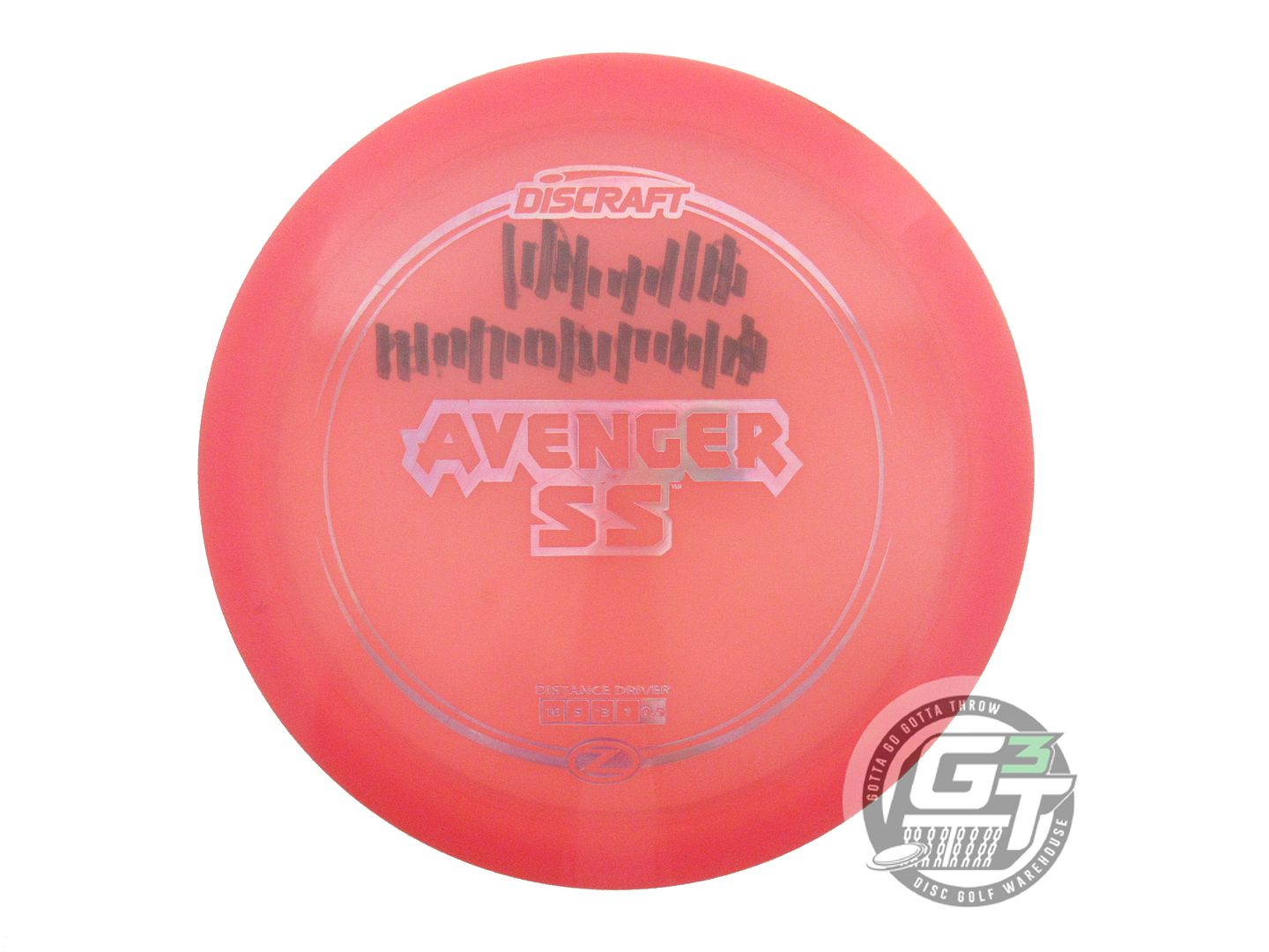 USED Discraft Z Avenger SS 174g Pink Pink Holo Foil Distance Driver Golf Disc