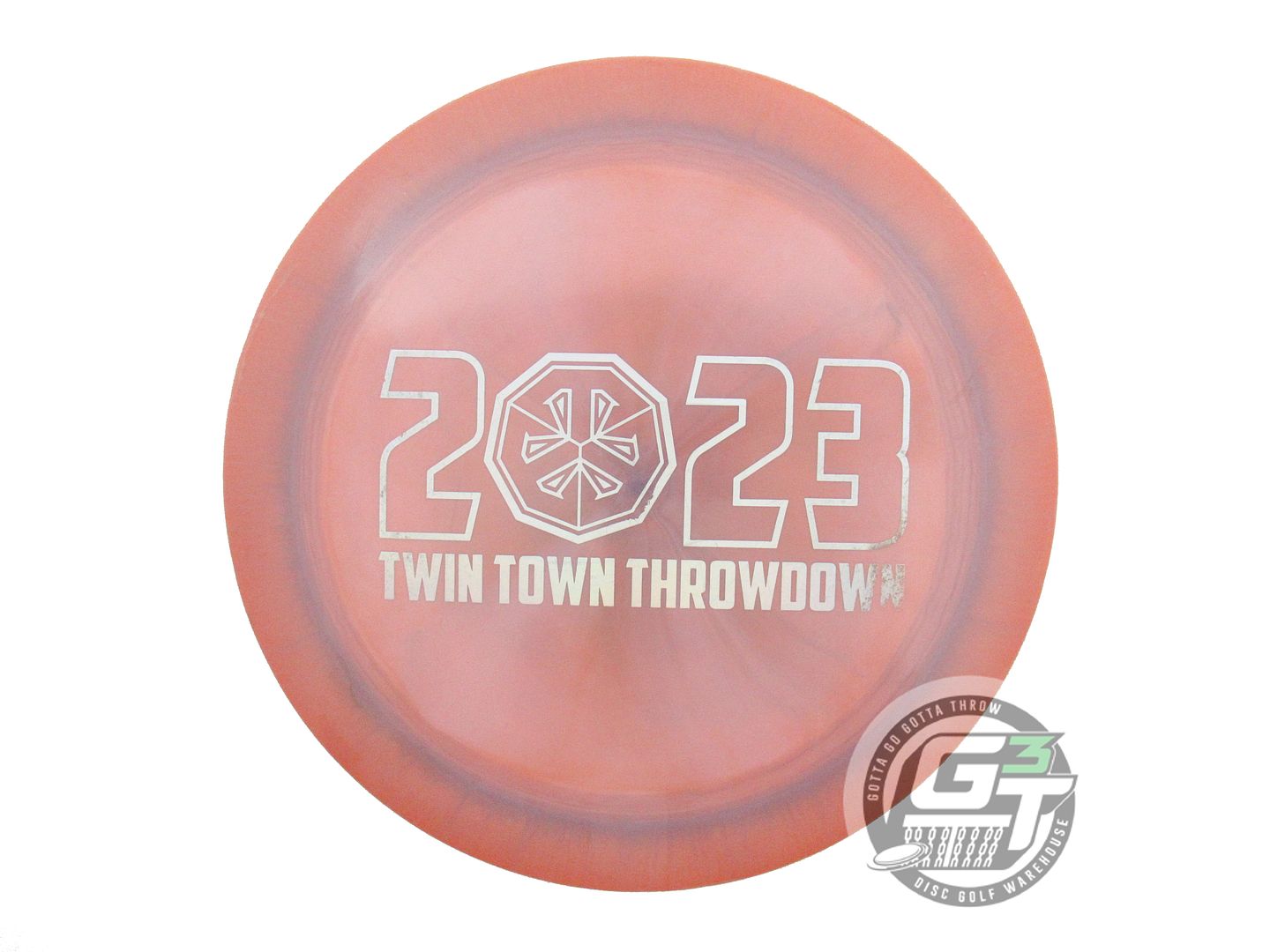 USED Discraft ESP Nuke 174g Orange-Purple Distance Driver Golf Disc