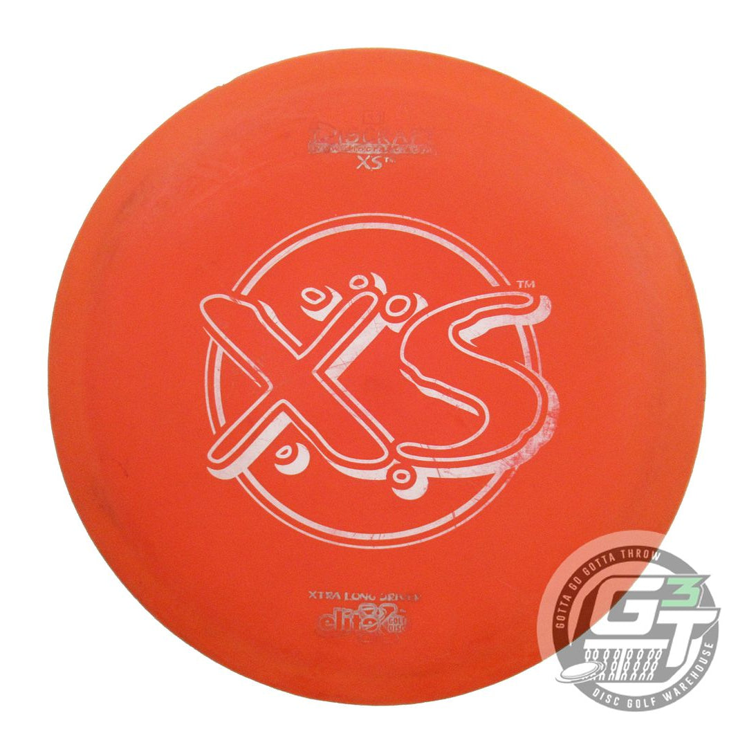 USED Discraft X XS 174g Orange White Stamp OOP Distance Driver Golf Disc