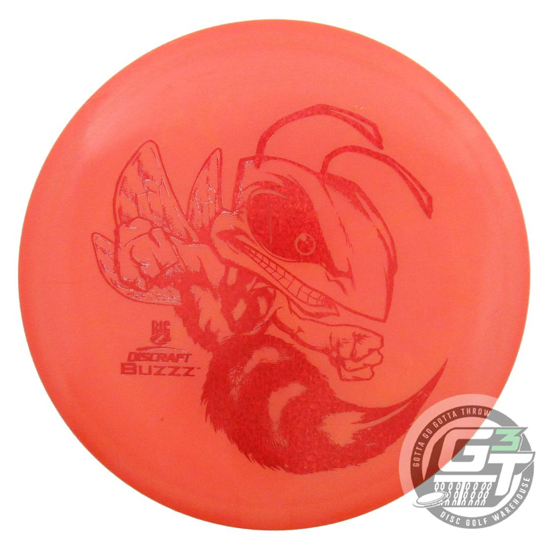USED Discraft Big Z Buzzz 180g Orange Red Shatter Foil Midrange Golf Disc