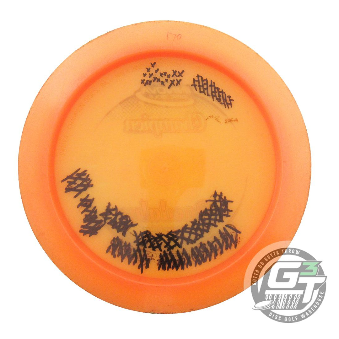USED Innova Champion Daedalus 170g Orange Green Camo Foil Distance Driver Disc
