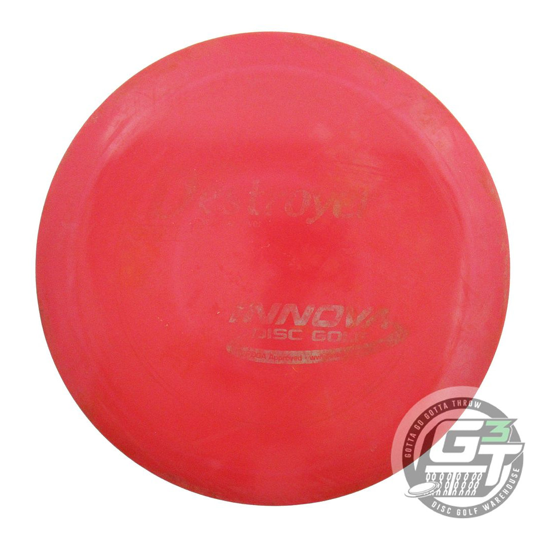 USED Innova Pro Destroyer 175g Red Wiped Stamp Distance Driver Golf Disc