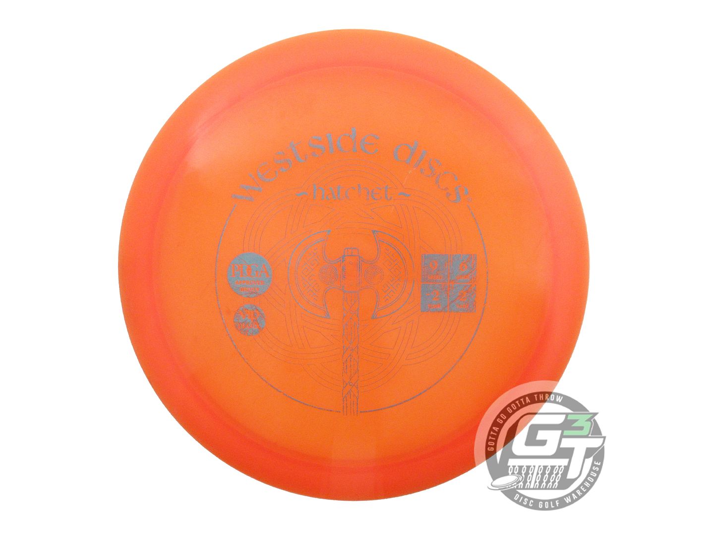 USED Westside Discs VIP Hatchet 174g Orange Blue Foil Fairway Driver Golf Disc
