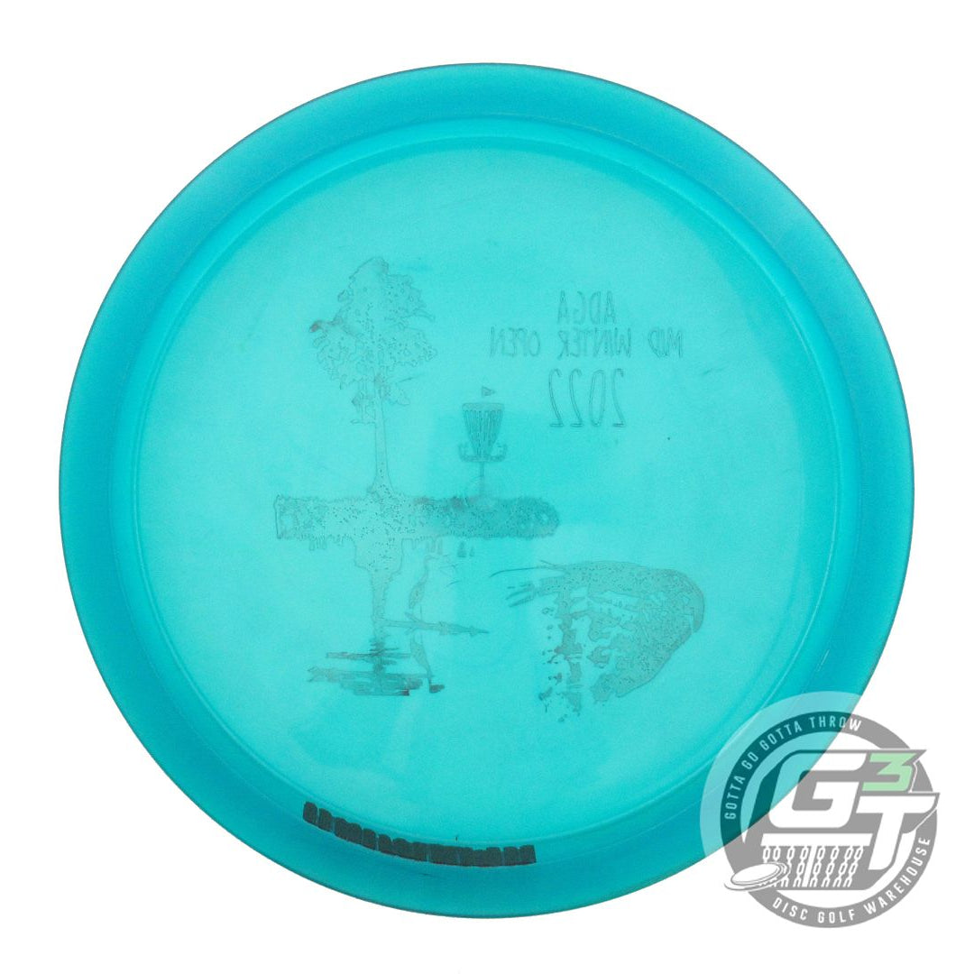 USED Dynamic Discs Lucid Maverick 173g Teal Red Foil Distance Driver Golf Disc