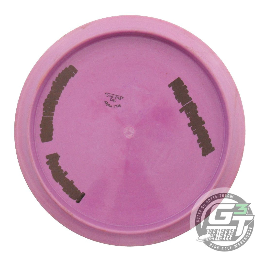 USED Lone Star Alpha Brazos 172g Lilac White Stamp Fairway Driver Golf Disc
