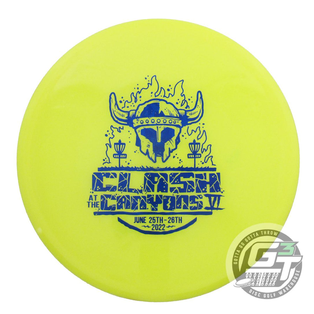USED DiscMania Neo Mutant 180g Yellow Blue Shatter Foil Midrange Golf Disc