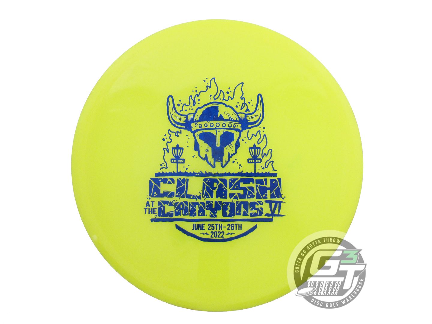 USED DiscMania Neo Mutant 180g Yellow Blue Shatter Foil Midrange Golf Disc