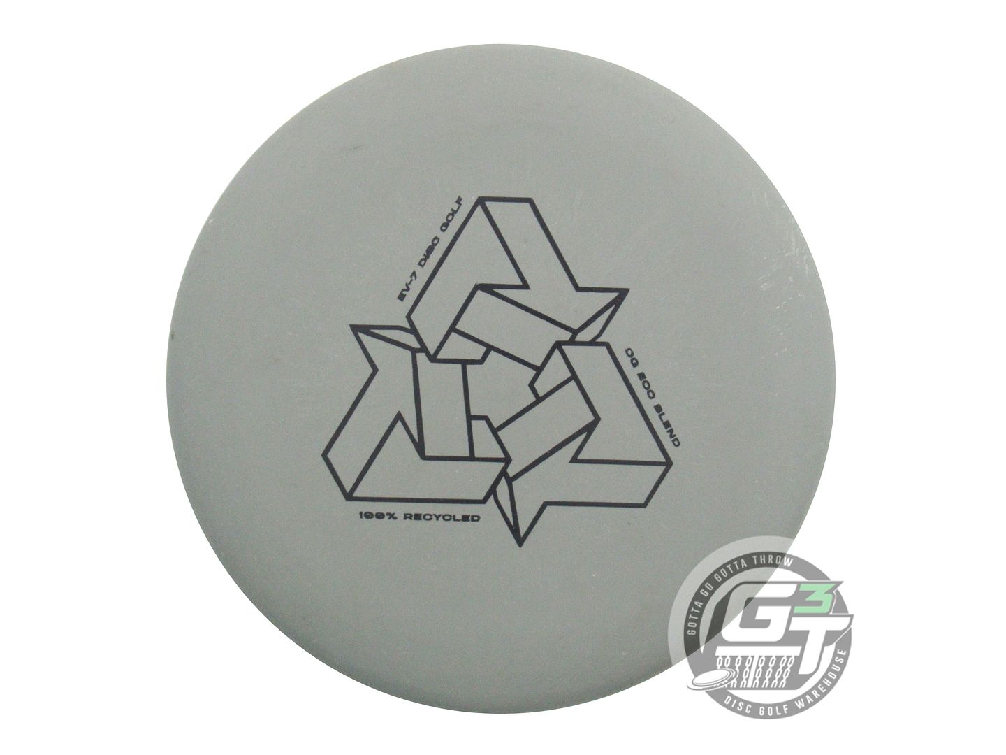 USED EV-7 OG Eco Blend Penrose 175g Gray Black Stamp A Putter Golf Disc