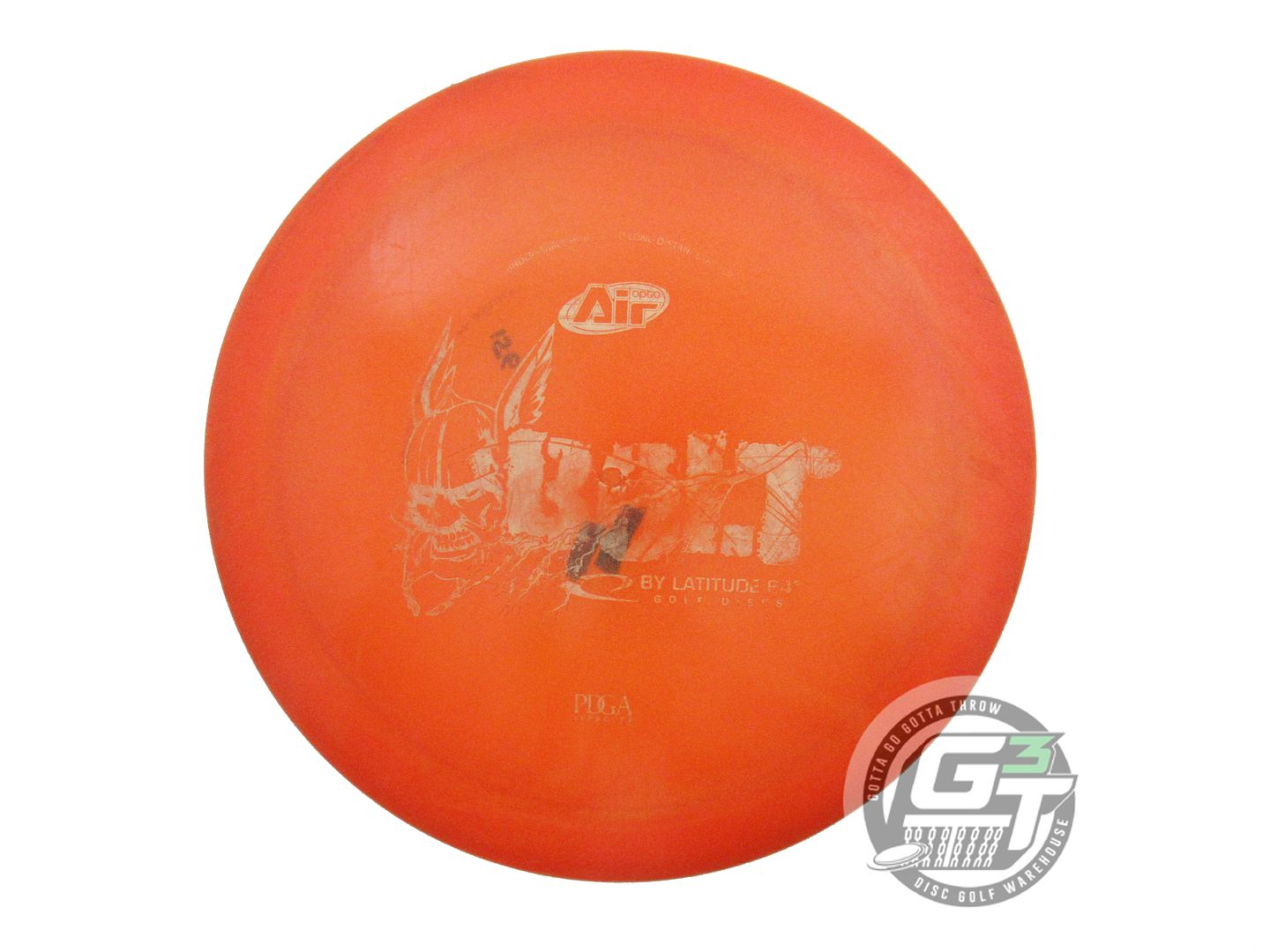 USED Latitude 64 Opto AIR Bolt 156g Orange Gold Holo Foil Distance Driver Disc