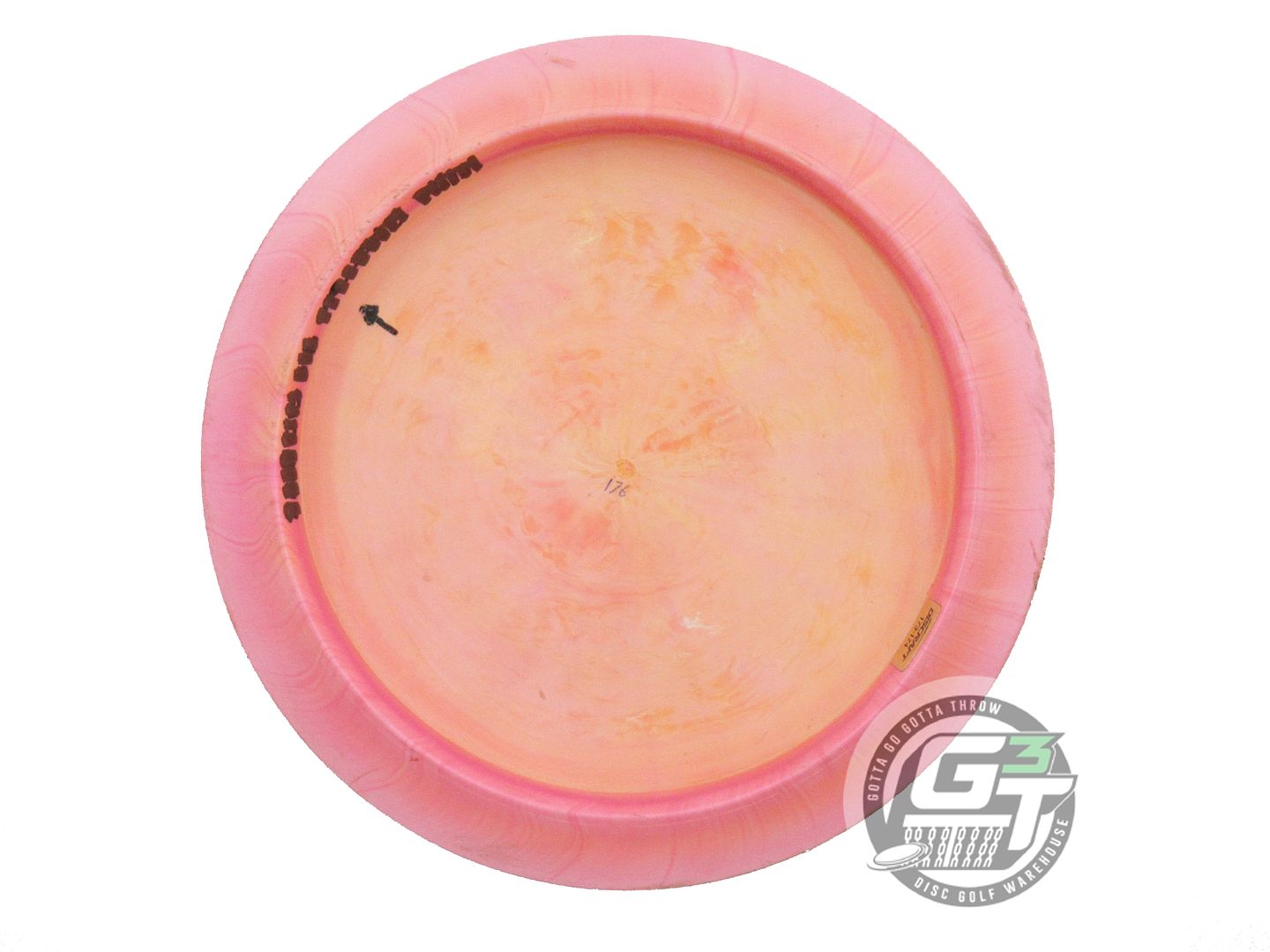 USED Discraft ESP Force 176g Pink-Peach Black Stamp Distance Driver Golf Disc