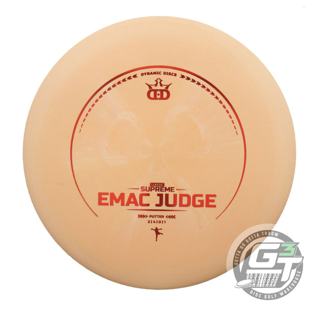 Dynamic Discs Classic Supreme EMAC Judge Putter Golf Disc (Individually Listed)