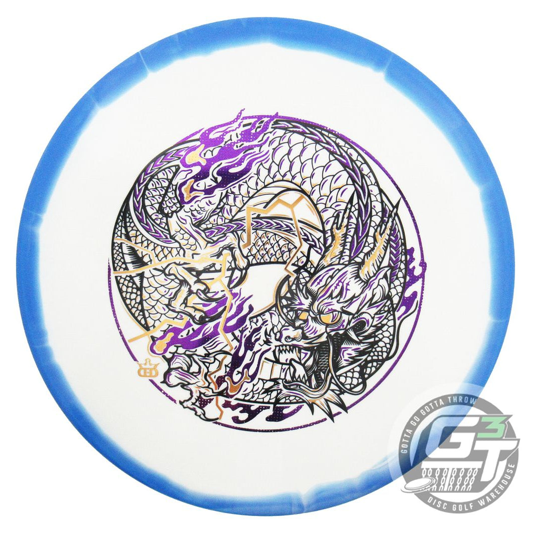 NOS Dynamic Discs DRAGON Fuzion Orbit EMAC Truth 177g Blue-White Midrange Disc