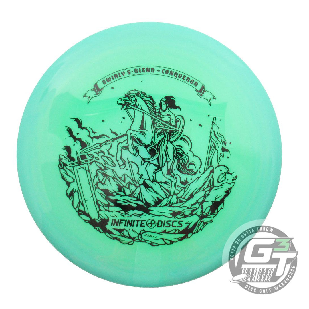 Infinite Discs Swirly S-Blend Conqueror Distance Driver Golf Disc (Individually Listed)