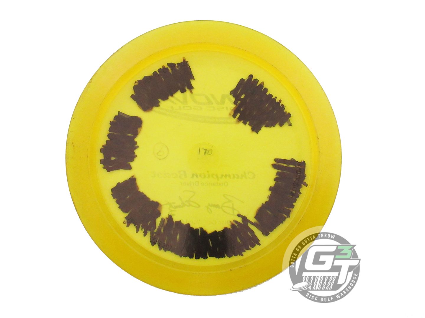 USED Innova Champion Beast 170g Marigold Silver Foil PFN Distance Driver Disc