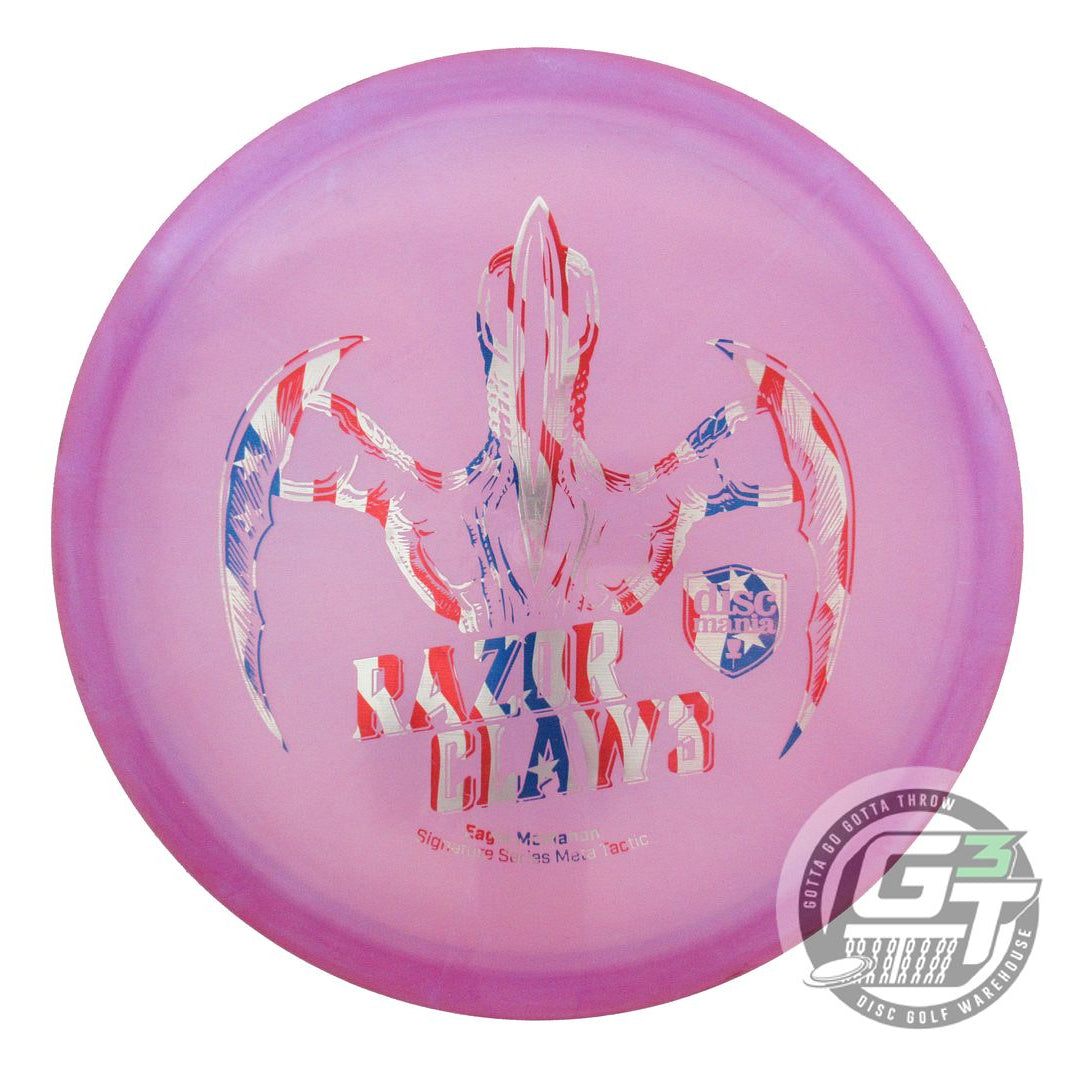 USED DiscMania RAZOR CLAW 3 Meta Tactic 174g Magenta Flag Foil Putter Golf Disc