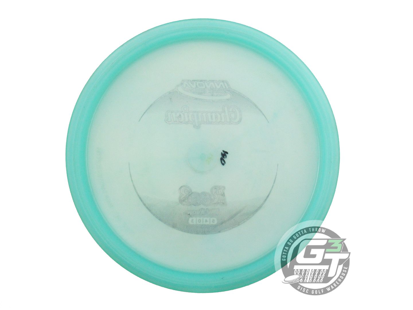 USED Innova Champion Roc3 180g Seafoam Black Stamp Midrange Golf Disc