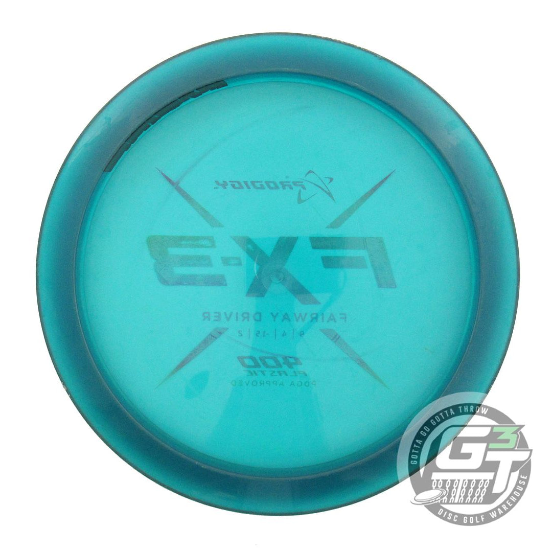 USED Prodigy Discs 400 FX3 175g Teal Rainbow Foil Fairway Driver Golf Disc