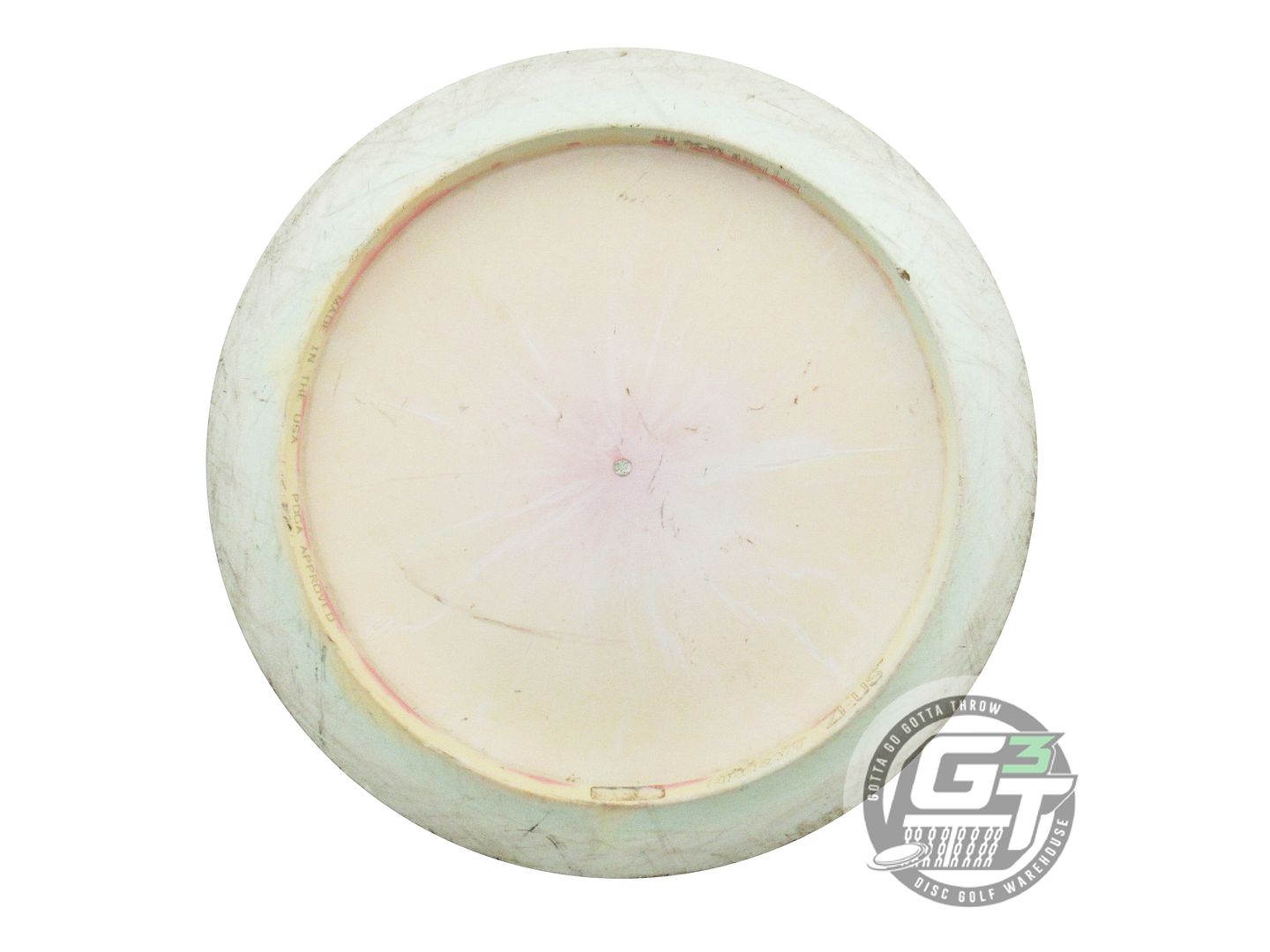 USED Discraft FIRST RUN ESP Zeus 167g Cream Gold Pixel Foil Driver Golf Disc