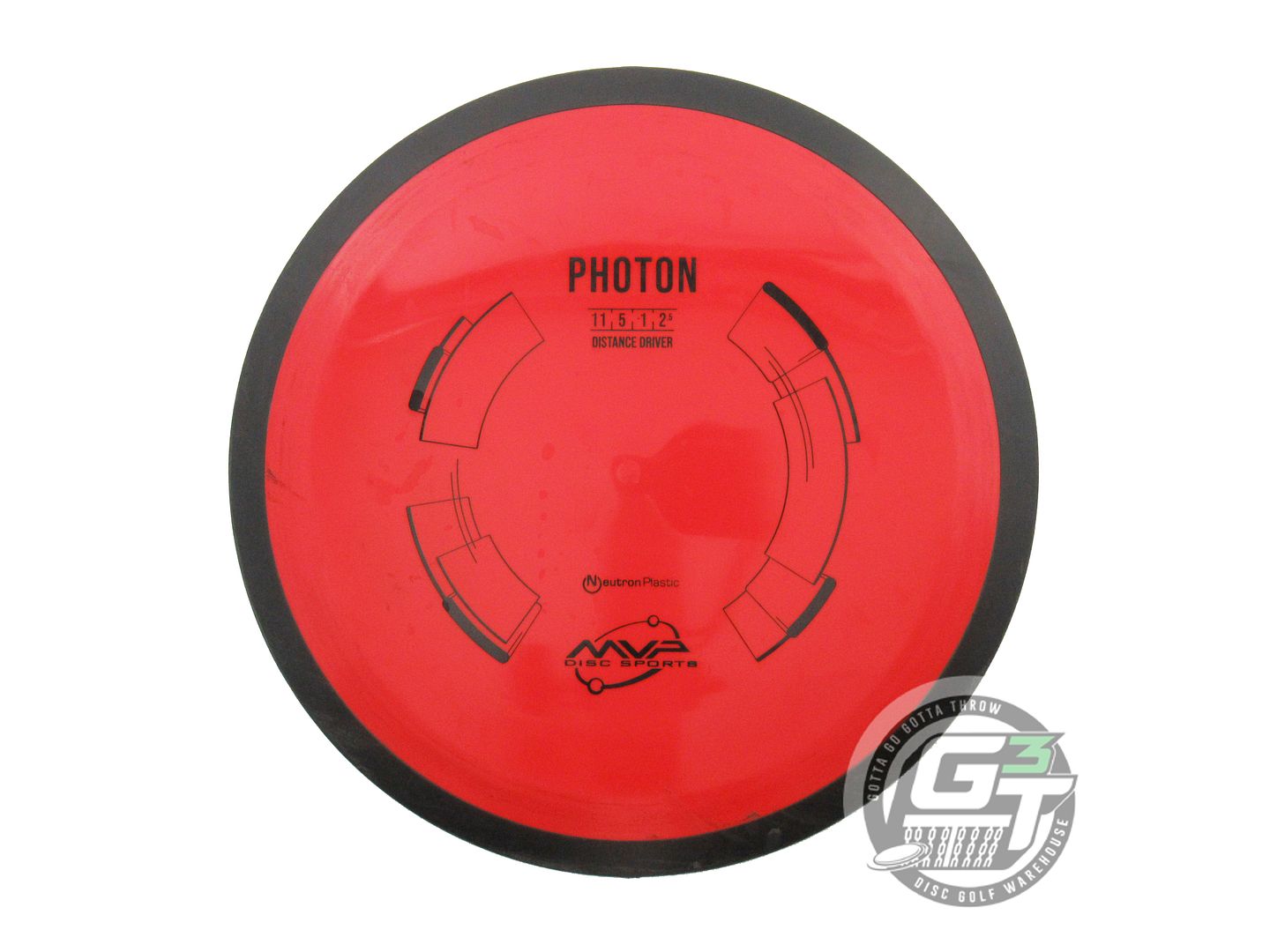 USED MVP Disc Sports Neutron Photon 173g Red Distance Driver Golf Disc