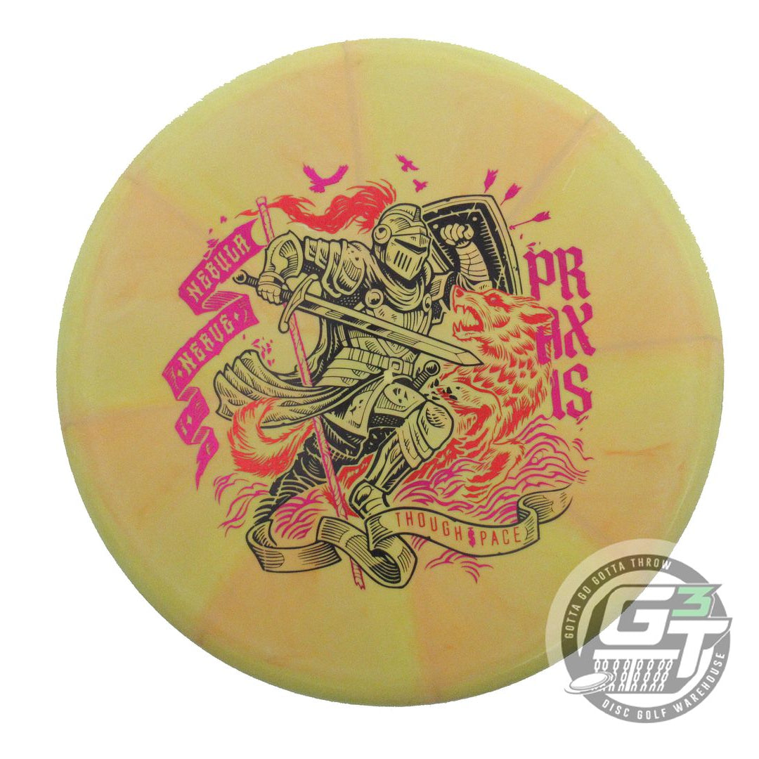 USED Thought Space Nebula Nerve Praxis 175g Yellow-Orange A Putter Golf Disc