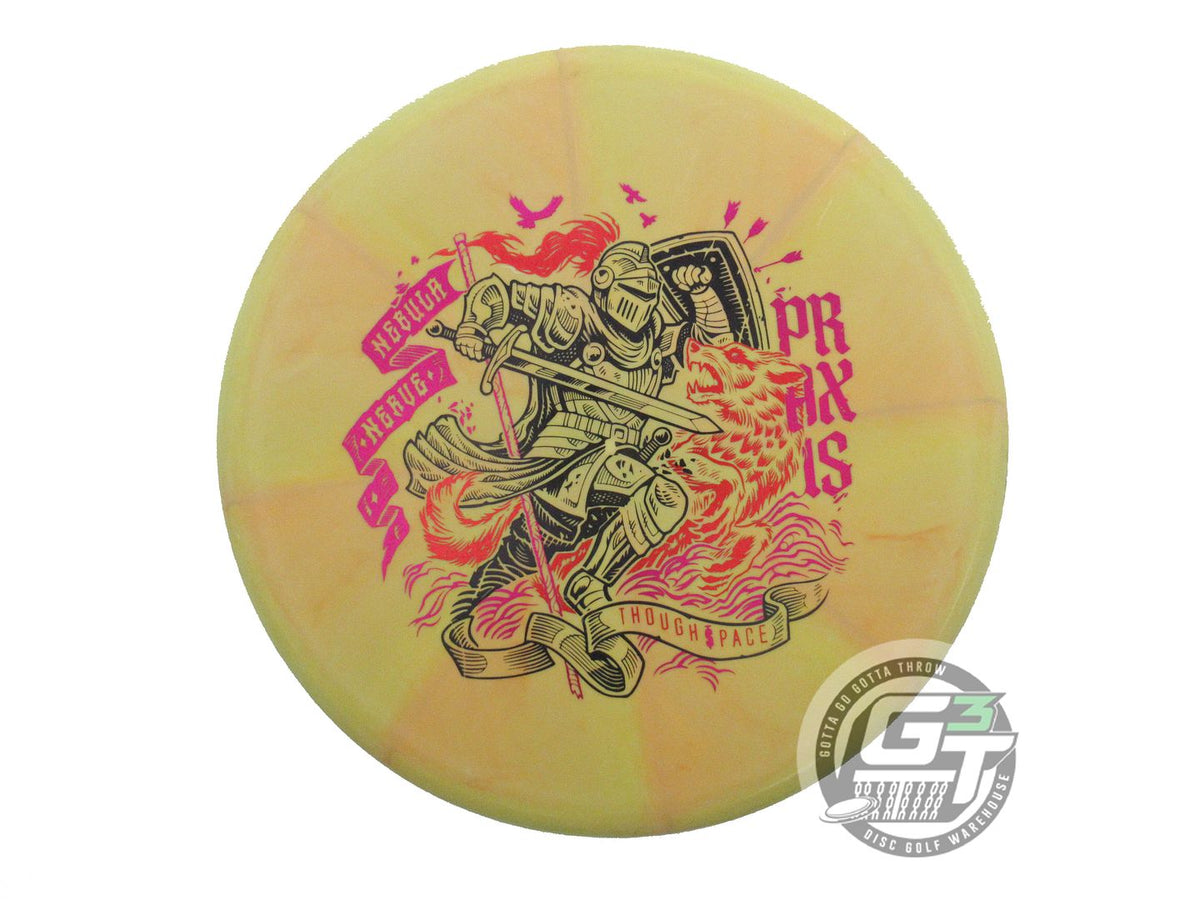 USED Thought Space Nebula Nerve Praxis 175g Yellow-Orange A Putter Golf Disc